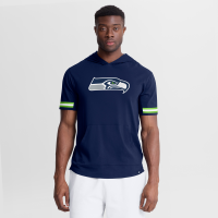 Seattle Seahawks Fanatics College Navy Optimal Play Short Sleeve Hooded T-Shirt
