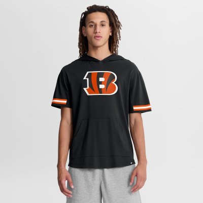 Cincinnati Bengals Fanatics Black Optimal Play Short Sleeve Hooded T-Shirt