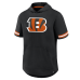 Cincinnati Bengals Fanatics Black Optimal Play Short Sleeve Hooded T-Shirt