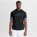 Футболка Carolina Panthers Fanatics Black Optimal Play Short Sleeve Hooded