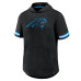 Футболка Carolina Panthers Fanatics Black Optimal Play Short Sleeve Hooded