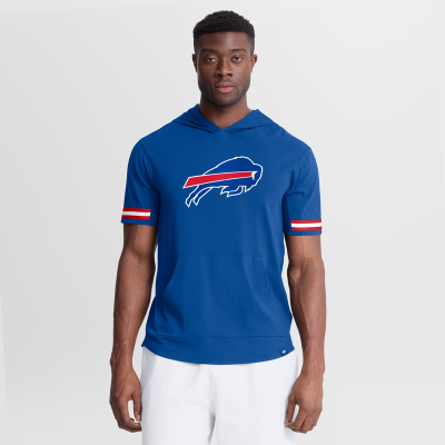 Футболка Buffalo Bills Fanatics Royal Optimal Play Short Sleeve Hooded