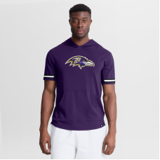Футболка Baltimore Ravens Fanatics Purple Optimal Play Short Sleeve Hooded Футболка Baltimore Ravens Fanatics Purple Optimal Play Short Sleeve Hooded