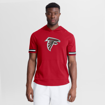 Футболка Atlanta Falcons Fanatics Red Optimal Play Short Sleeve Hooded