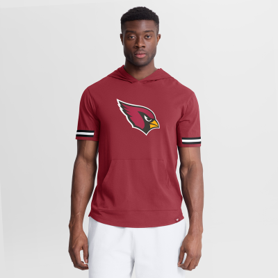 Футболка Arizona Cardinals Fanatics Cardinal Optimal Play Short Sleeve Hooded