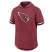 Футболка Arizona Cardinals Fanatics Cardinal Optimal Play Short Sleeve Hooded