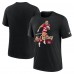 San Francisco 49ers Christian McCaffrey Nike Heather Black Player Graphic T-Shirt