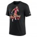 San Francisco 49ers Christian McCaffrey Nike Heather Black Player Graphic T-Shirt