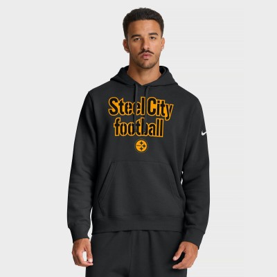 Pittsburgh Steelers Nike Black Local Club Hoodie