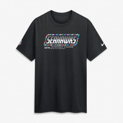 Футболка Seattle Seahawks Nike 2026 NFL Crucial Catch Tri-Blend Dri-FIT - Black