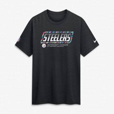Футболка Pittsburgh Steelers Nike 2026 NFL Crucial Catch Tri-Blend Dri-FIT - Black