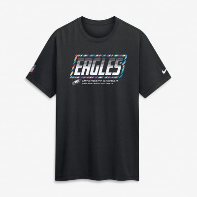 Футболка Philadelphia Eagles Nike 2026 NFL Crucial Catch Tri-Blend Dri-FIT - Black