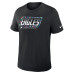 Футболка Philadelphia Eagles Nike 2026 NFL Crucial Catch Tri-Blend Dri-FIT - Black