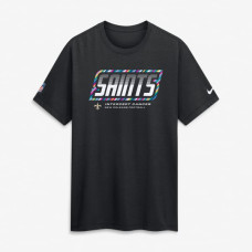 Футболка New Orleans Saints Nike 2026 NFL Crucial Catch Tri-Blend Dri-FIT - Black Футболка New Orleans Saints Nike 2026 NFL Crucial Catch Tri-Blend Dri-FIT - Black