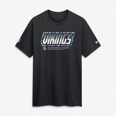 Футболка Minnesota Vikings Nike 2026 NFL Crucial Catch Tri-Blend Dri-FIT - Black