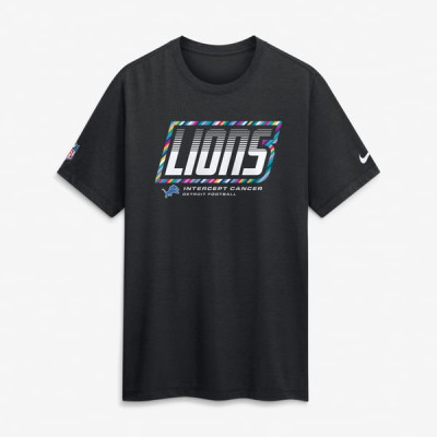 Футболка Detroit Lions Nike 2026 NFL Crucial Catch Tri-Blend Dri-FIT - Black