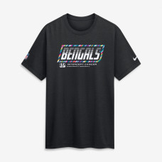 Футболка Cincinnati Bengals Nike Black 2026 NFL Crucial Catch Tri-Blend Dri-FIT Футболка Cincinnati Bengals Nike Black 2026 NFL Crucial Catch Tri-Blend Dri-FIT