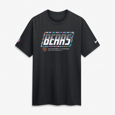 Футболка Chicago Bears Nike 2026 NFL Crucial Catch Tri-Blend Dri-FIT - Black