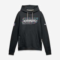 Толстовка Seattle Seahawks Nike 2026 NFL Crucial Catch Sideline Standard Issue Dri-FIT - Black