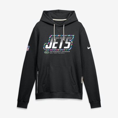 Толстовка New York Jets Nike 2026 NFL Crucial Catch Sideline Standard Issue Dri-FIT - Black