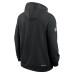 Толстовка New Orleans Saints Nike 2026 NFL Crucial Catch Sideline Standard Issue Dri-FIT - Black