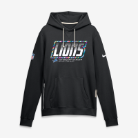Толстовка Detroit Lions Nike 2026 NFL Crucial Catch Big & Tall Sideline Standard Issue Dri-FIT - Black