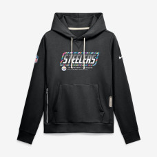 Женская толстовка Pittsburgh Steelers Nike 2026 NFL Crucial Catch Sideline Standard Issue Dri-FIT - Black