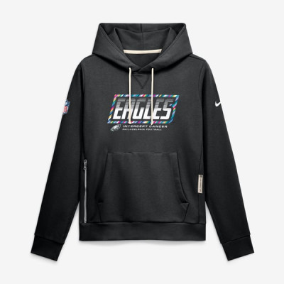 Женская толстовка Philadelphia Eagles Nike 2026 NFL Crucial Catch Sideline Standard Issue Dri-FIT - Black
