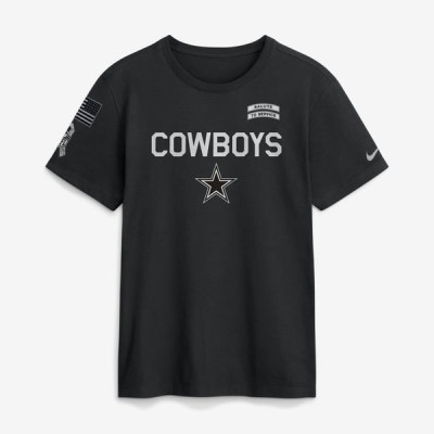 Футболка Dallas Cowboys Nike 2026 Salute to Service Sideline Dri-FIT - Black