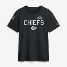 Футболка Kansas City Chiefs Nike 2026 Salute to Service Sideline Dri-FIT - Black