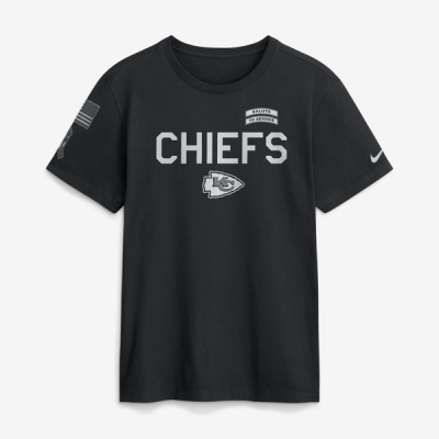 Футболка Kansas City Chiefs Nike 2026 Salute to Service Sideline Dri-FIT - Black