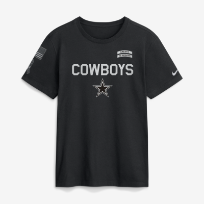 Футболка Dallas Cowboys Nike 2026 Salute to Service Sideline Dri-FIT - Black