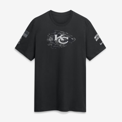 Футболка Kansas City Chiefs Nike 2026 Salute to Service Slub - Black