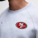 San Francisco 49ers Nike Heather Gray Tech Fleece Raglan Sweatshirt