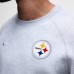 Кофта Pittsburgh Steelers Nike Heather Gray Tech Fleece Raglan