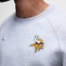 Minnesota Vikings Nike Heather Gray Tech Fleece Raglan Sweatshirt