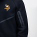 Minnesota Vikings Nike Black Tech Fleece Full-Zip Windrunner Hoodie