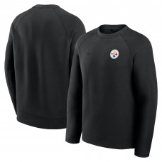 Кофта Pittsburgh Steelers Nike Black Tech Fleece Raglan
