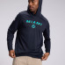 Miami Dolphins Nike Rivalries Collection Sideline Lightweight Hooded Long Sleeve Top - Navy