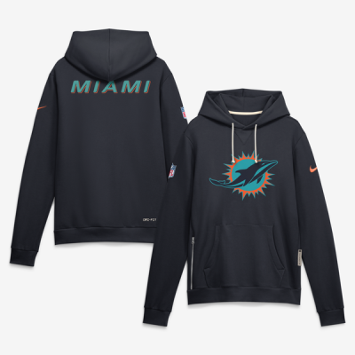 Толстовка Miami Dolphins Nike Rivalries Collection Standard Issue Sideline - Navy