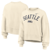 Женская толстовка Seattle Seahawks Nike Natural Oversized High Hip Legacy Arch Phoenix Fleece