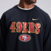 Свитшот San Francisco 49ers Nike Rivalries Collection Dri-FIT Crew - Black