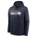 Seattle Seahawks Jaxon Smith-Njigba Nike Navy Name & Number Fleece Hoodie