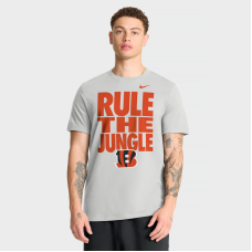 Футболка Cincinnati Bengals Nike Gray We Run This Футболка Cincinnati Bengals Nike Gray We Run This