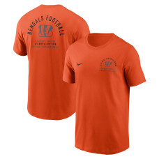 Футболка Cincinnati Bengals Nike Orange Split Logo Футболка Cincinnati Bengals Nike Orange Split Logo