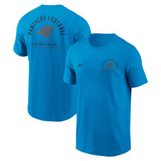 Футболка Carolina Panthers Nike Blue Split Logo Футболка Carolina Panthers Nike Blue Split Logo