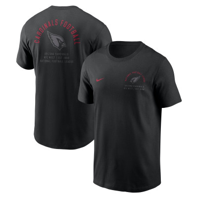 Футболка Arizona Cardinals Nike Black Split Logo