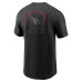 Футболка Arizona Cardinals Nike Black Split Logo