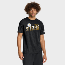 Футболка Pittsburgh Steelers Nike Heather Black Believe The Game Tri-Blend Футболка Pittsburgh Steelers Nike Heather Black Believe The Game Tri-Blend