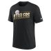 Футболка Pittsburgh Steelers Nike Heather Black Believe The Game Tri-Blend